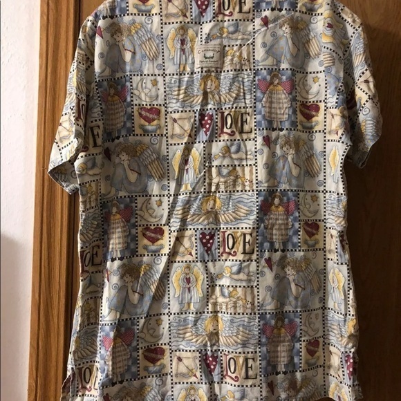 Cottonality Scrub Size M Women’s Top - Picture 3 of 6